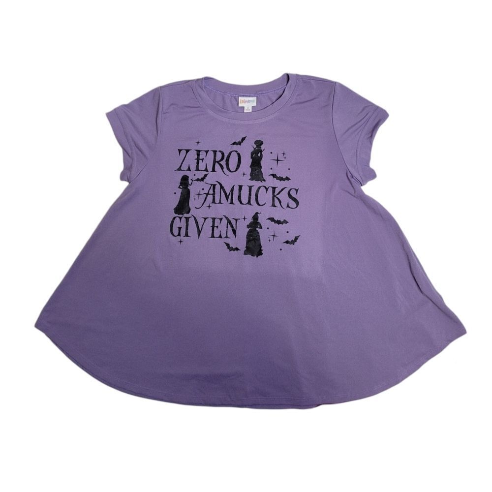 HOCUS POCUS Lularoe lilac Perfect T oversized swing tee‎ shirt M